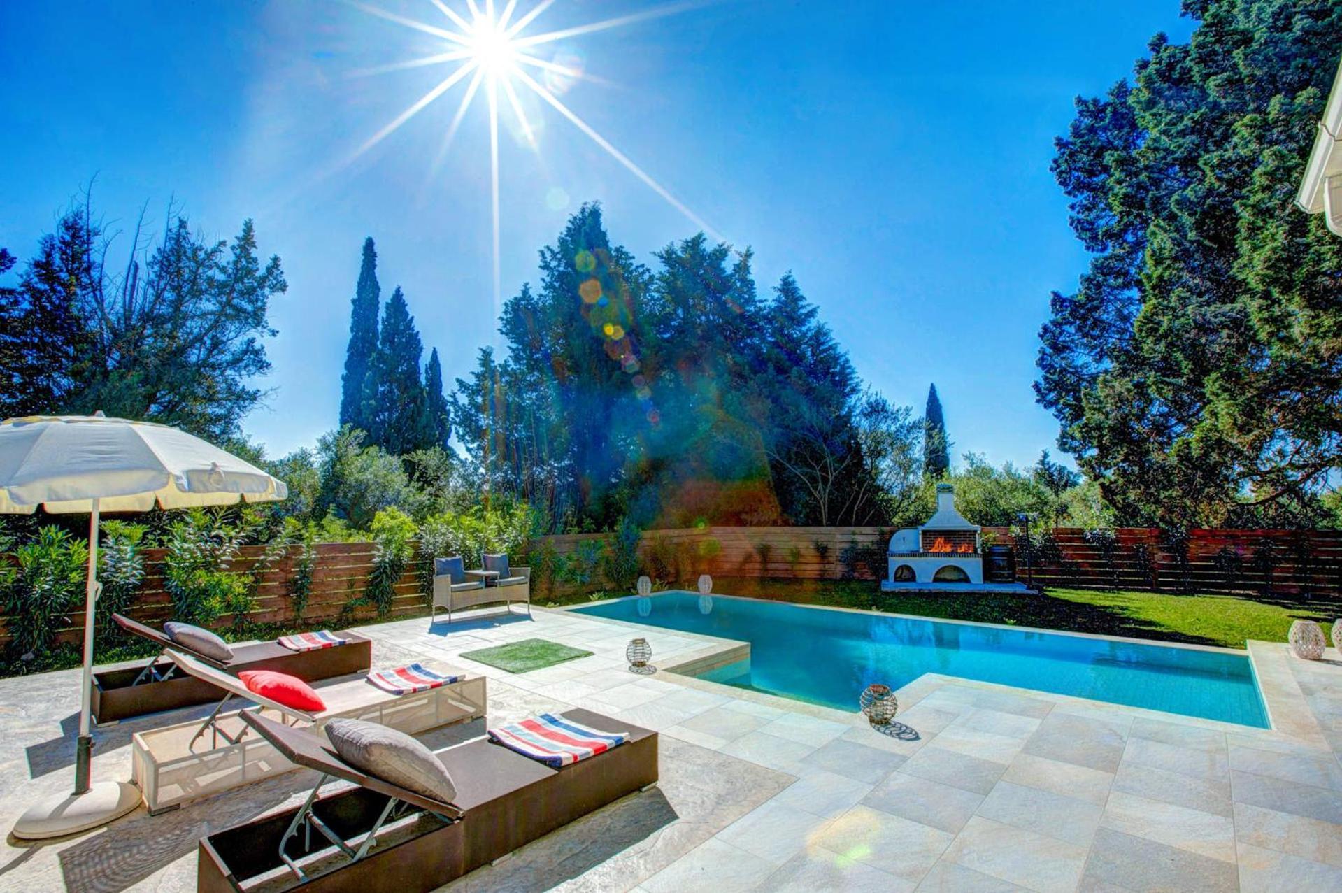 Astarte Villas - Laalu Private Villa With Pool Koukounariá Exterior foto