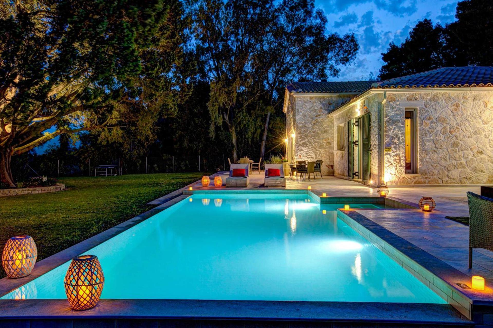 Astarte Villas - Laalu Private Villa With Pool Koukounariá Exterior foto